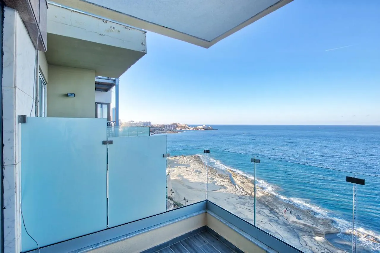 Seafront Sliema Apartment With Balcony & Sea Views By Jl Malte